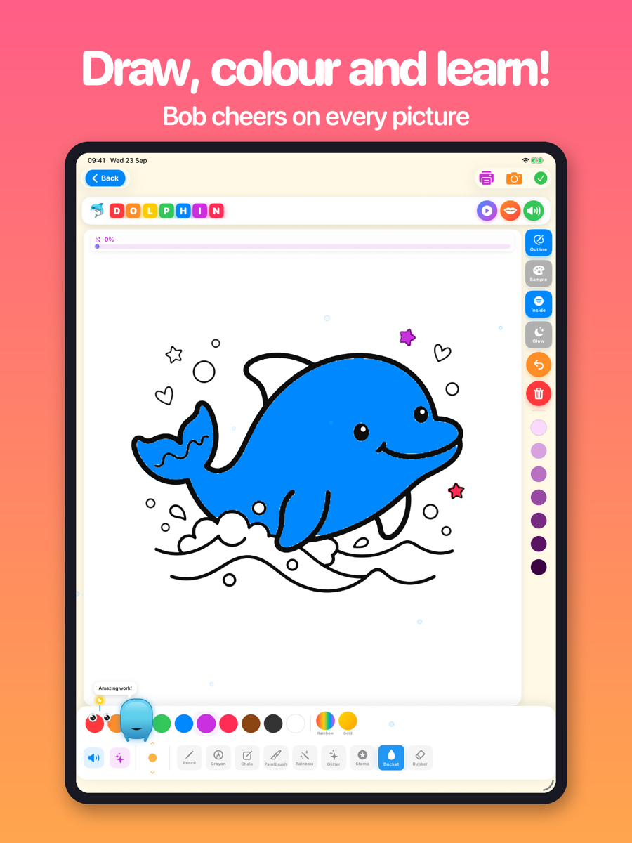 Draw & Learn on iPad